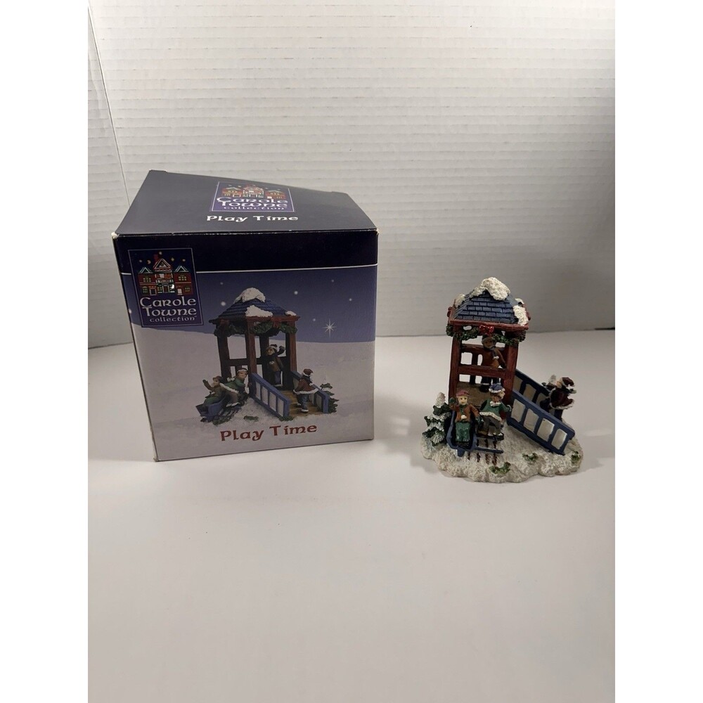 Carole Towne Collection Play Time Accessory With Box Christmas Village Displays